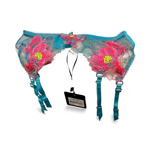 floral lace garter belt The Vanity Strapon Dildo Harness main image 1